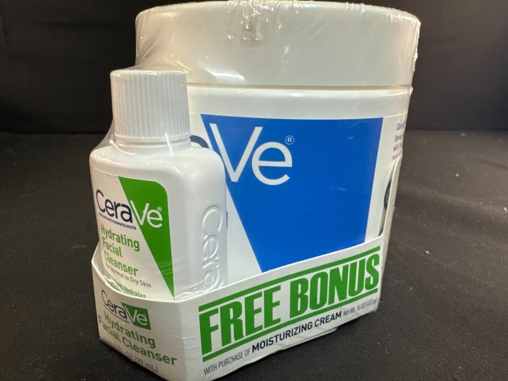 Cerave Fragrance Moisturizing Cream Bonus Hydrating Facial Cleanser