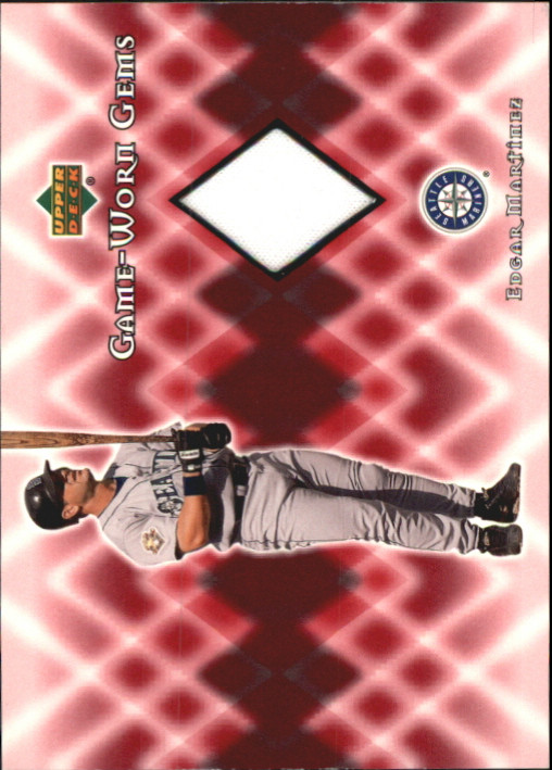 2002 (MARINERS) Upper Deck Game Worn Gems #GEM Edgar Martinez Jersey