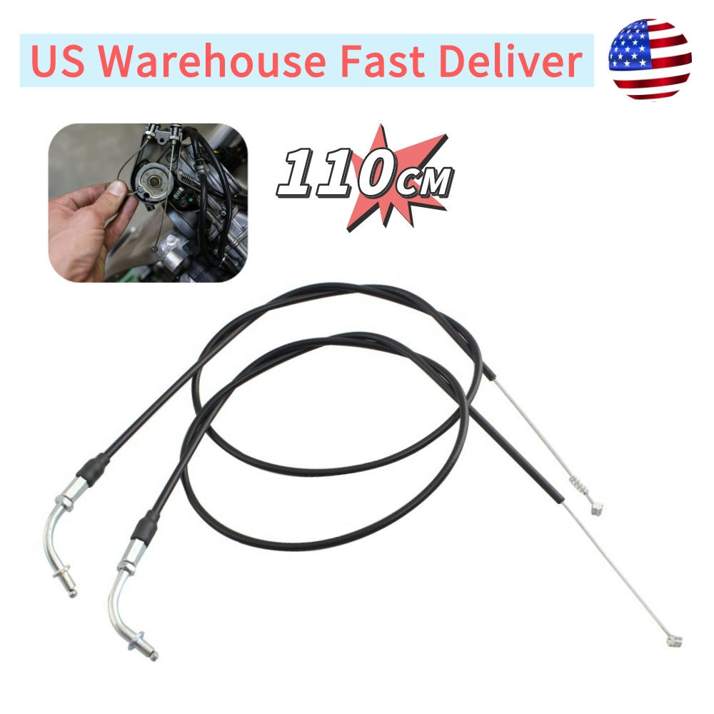 110cm Motorcycle Throttle Cable Line Steel Wire For Harley Sportster XL 1200 883