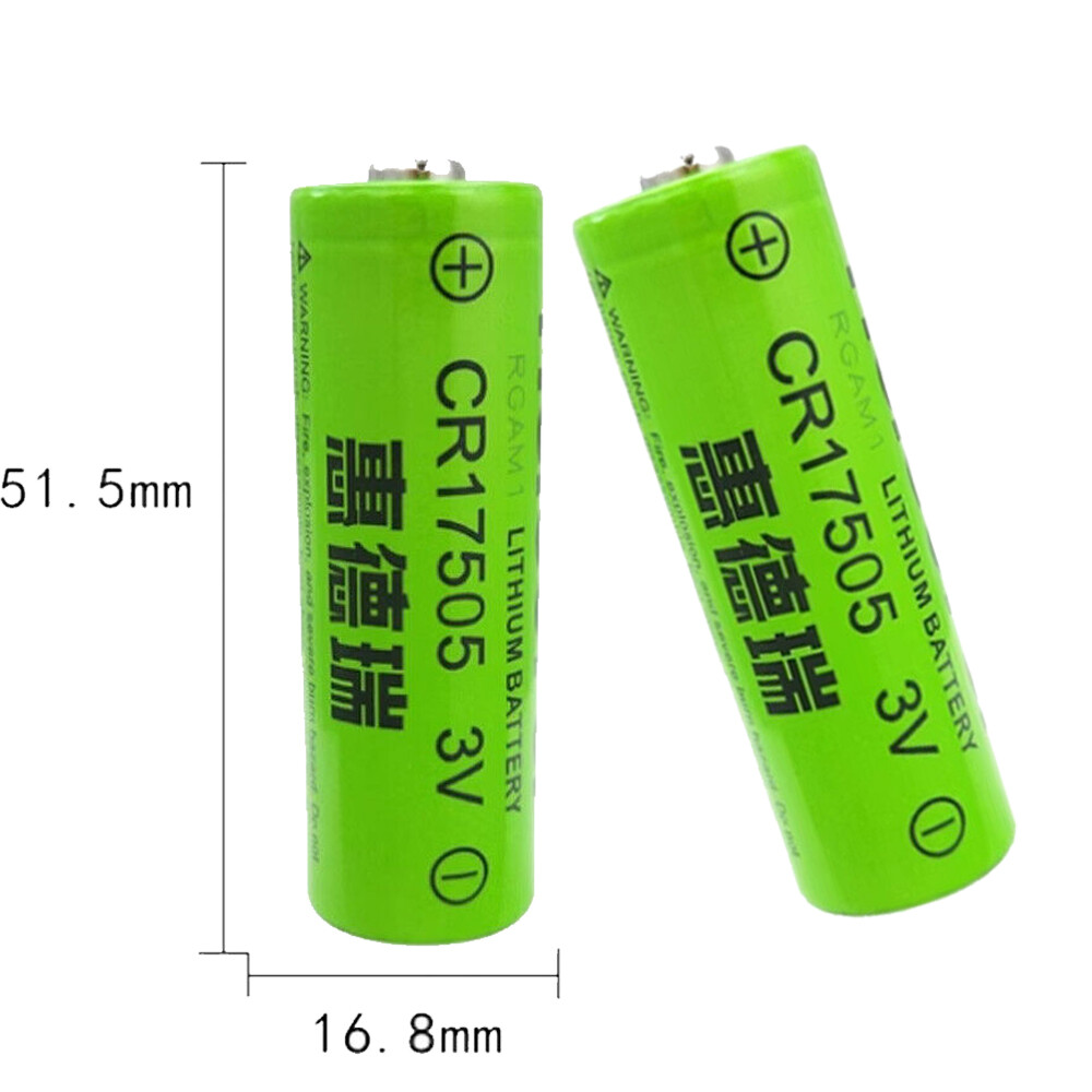 2PCS Brand New CR17505 3.0V 2800mAh Non-rechargeable Li-ion Battery