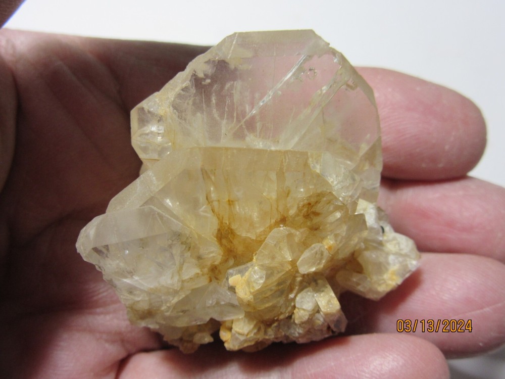 Japan Law Twin Quartz Cluster Landman Camp AZ. 1  3/4