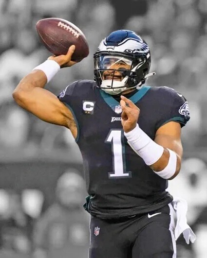Philadelphia Eagles Jalen Hurts 8x10 Football Photo Print