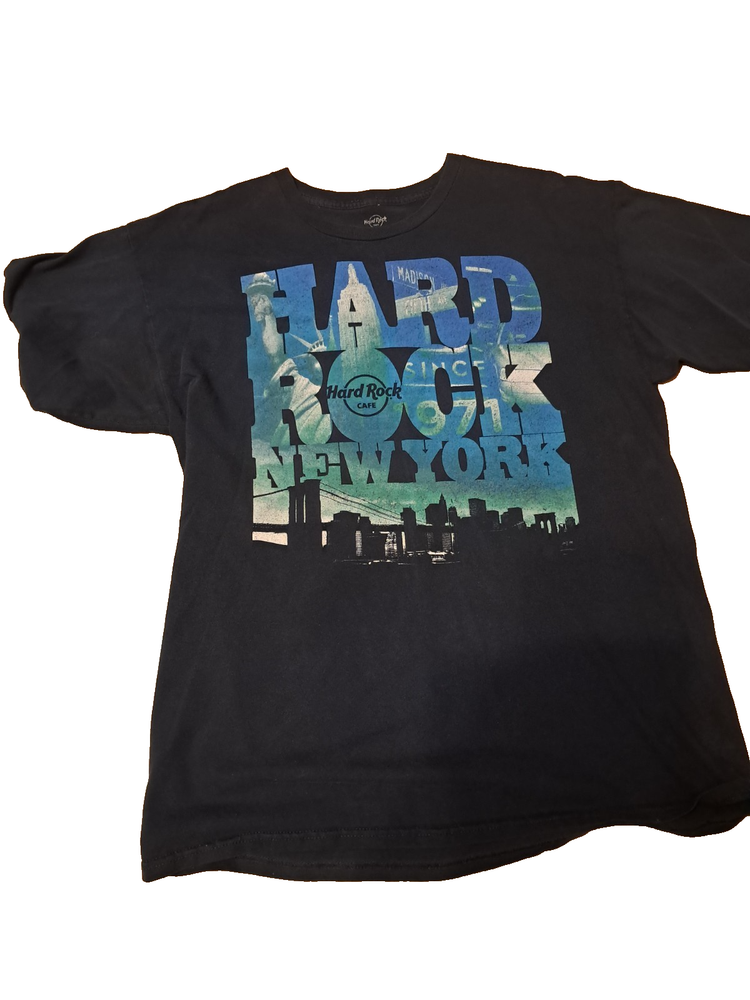 Men’s Hard Rock Cafe New York T-Shirt Size M Blue Limited Edition £14.49 EX CON