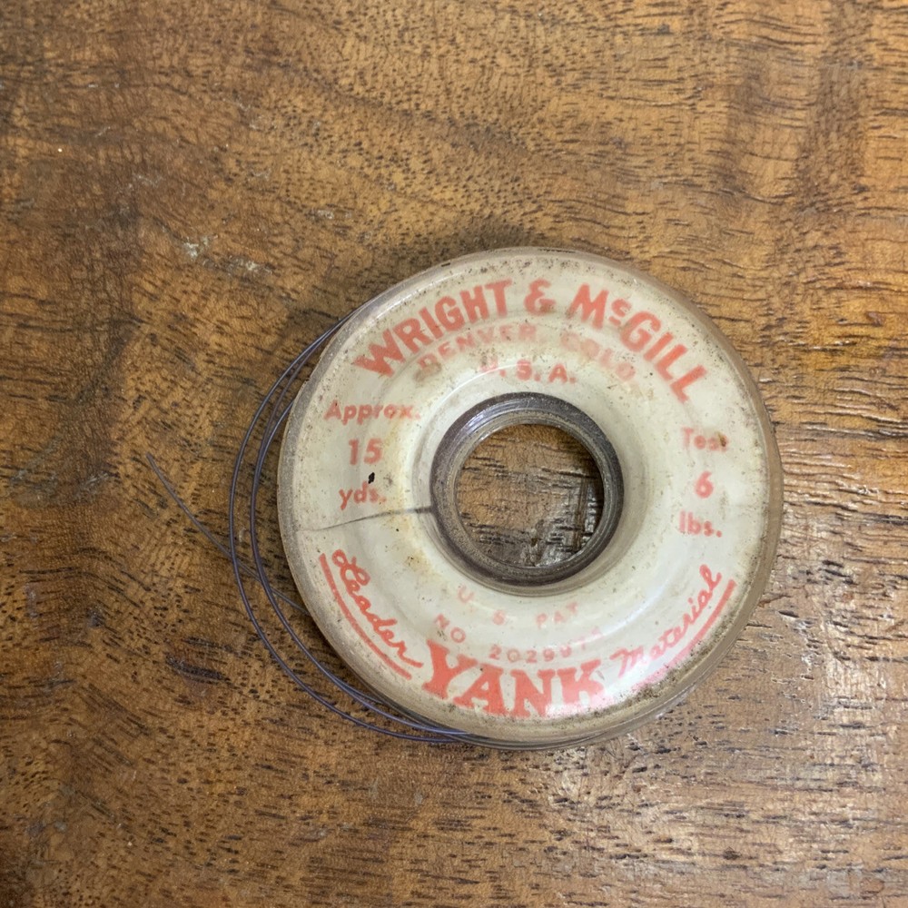 VINTAGE FISHING “YANK”  WRIGHT & McGILL  6 Lbs LEADER MATERIAL LINE
