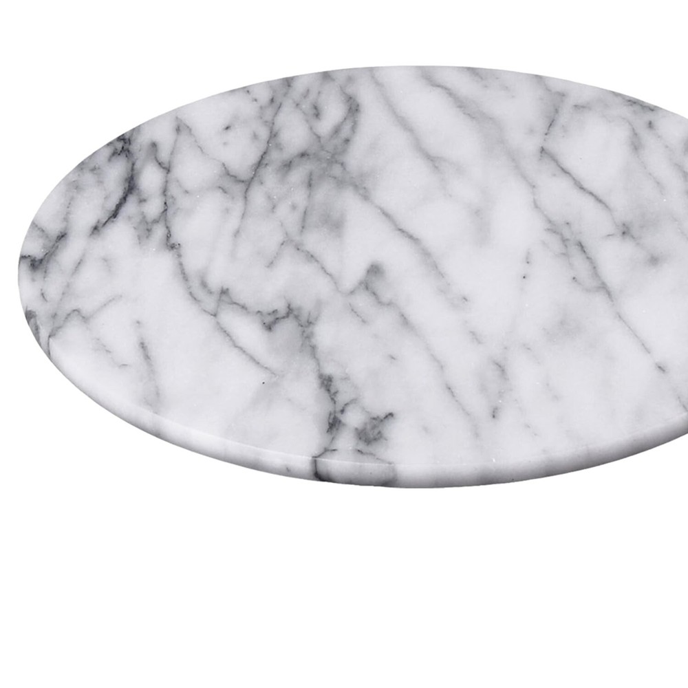 Luxury Handcrafted 12-Inch Marble Cheese and Charcuterie Serving Board