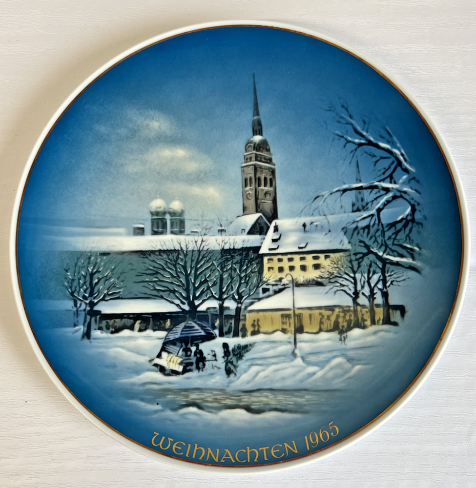 1965 Rosenthal Weihnachten No Box (LSXFM) 6779 Plate Germany Christmas Collector
