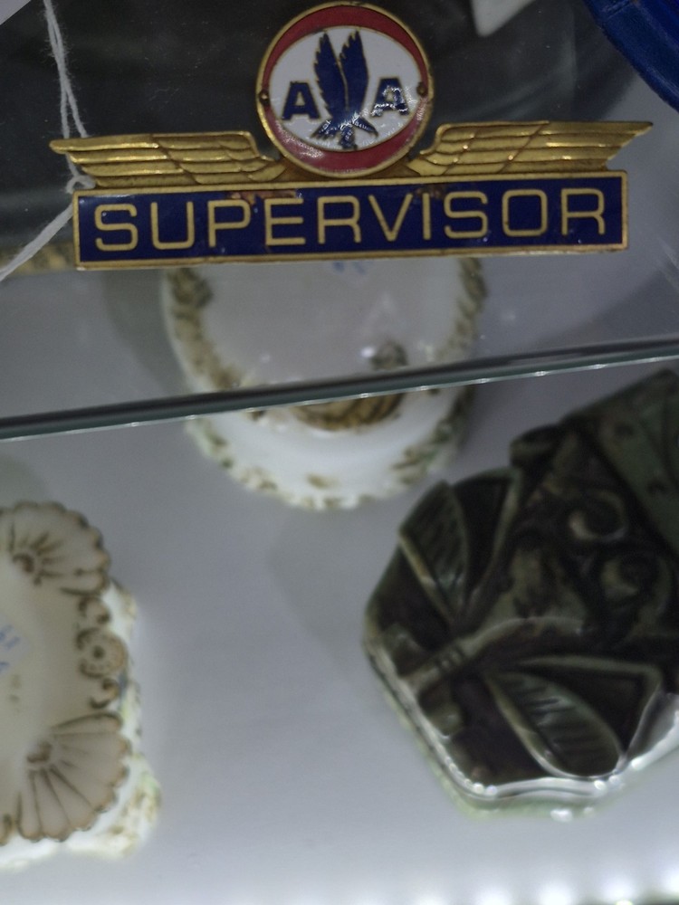 American Airlines Supervisor Pin Enamel on Metal Circa 1960  LS