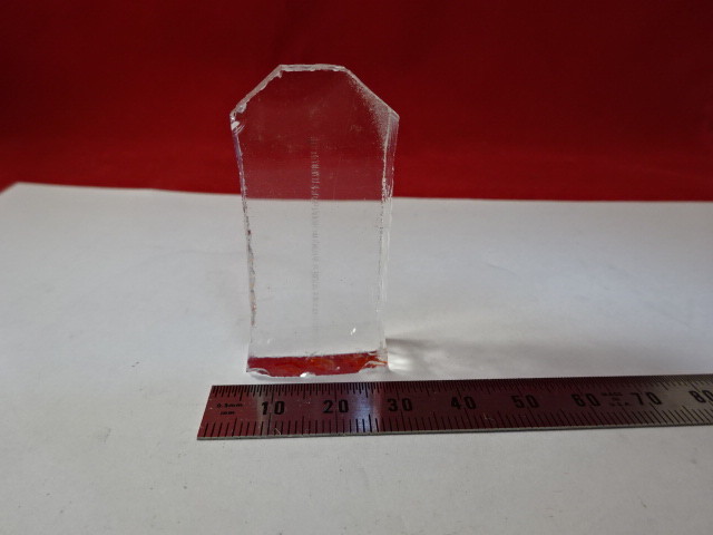 Rare Collectable Q Factor Slab Synthetic Quartz Crystal Frequency Control W8-B22