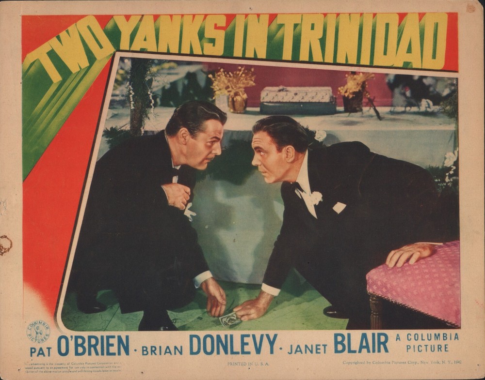 Two Yanks in Trinidad (1942) 11x14 lobby card #nn