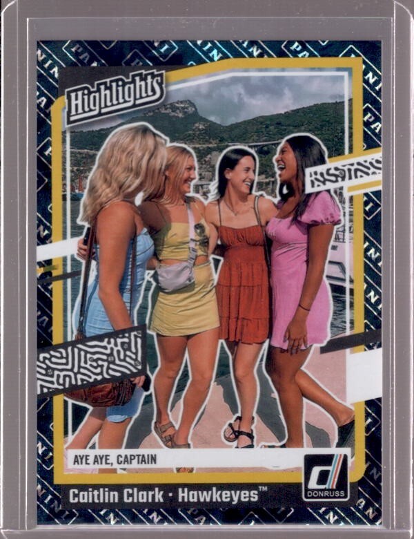 CAITLIN CLARK 2024 Panini Caitlin Clark Collection Highlights Logo Parallel #H14