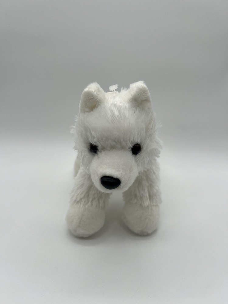 AURORA White  ULTRA SOFT Puppy Dog Stuffed Plush 3+