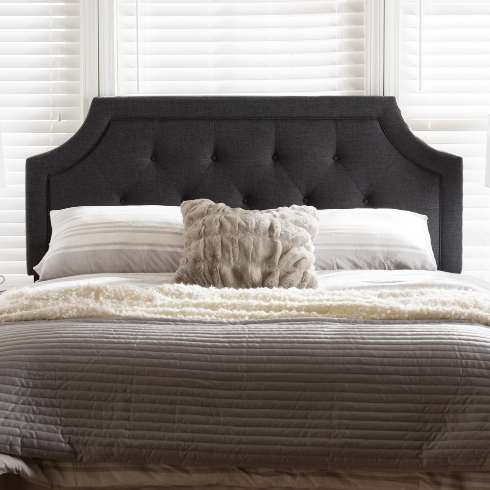 Copper Grove Webster Falls Charcoal Contemporary Headboard