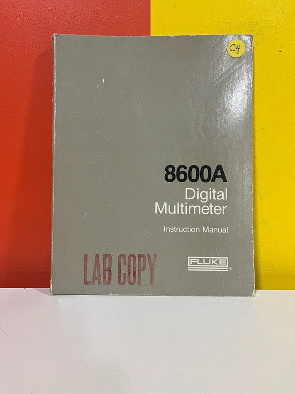 Fluke 391409 8600A Digital Multimeter Comprehensive Instruction Guide