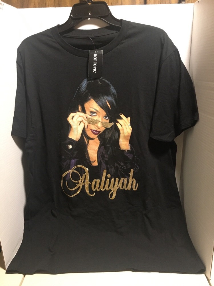 AALIYAH POP GOLD GLASSES SHIRT-image