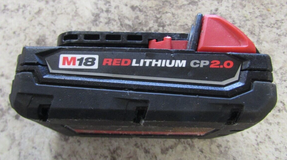 Milwaukee 48-11-1820 M18 18-Volt Lithium-Ion 2.0 Ah Compact Battery - Tested
