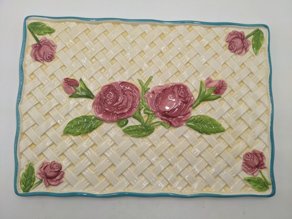 Temptations By Tara Trivet Lattice Pink Roses 9