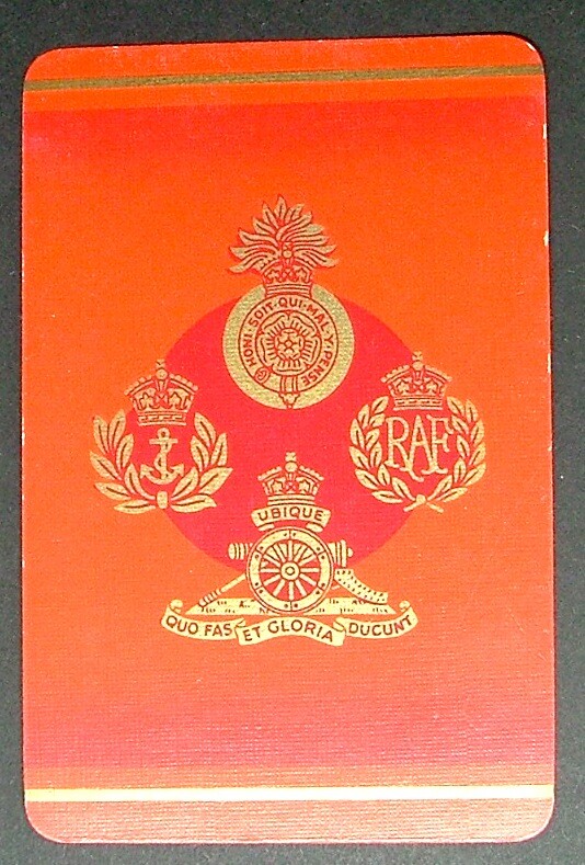 1 x Joker playing card single swap Military Navy RAF AD 315