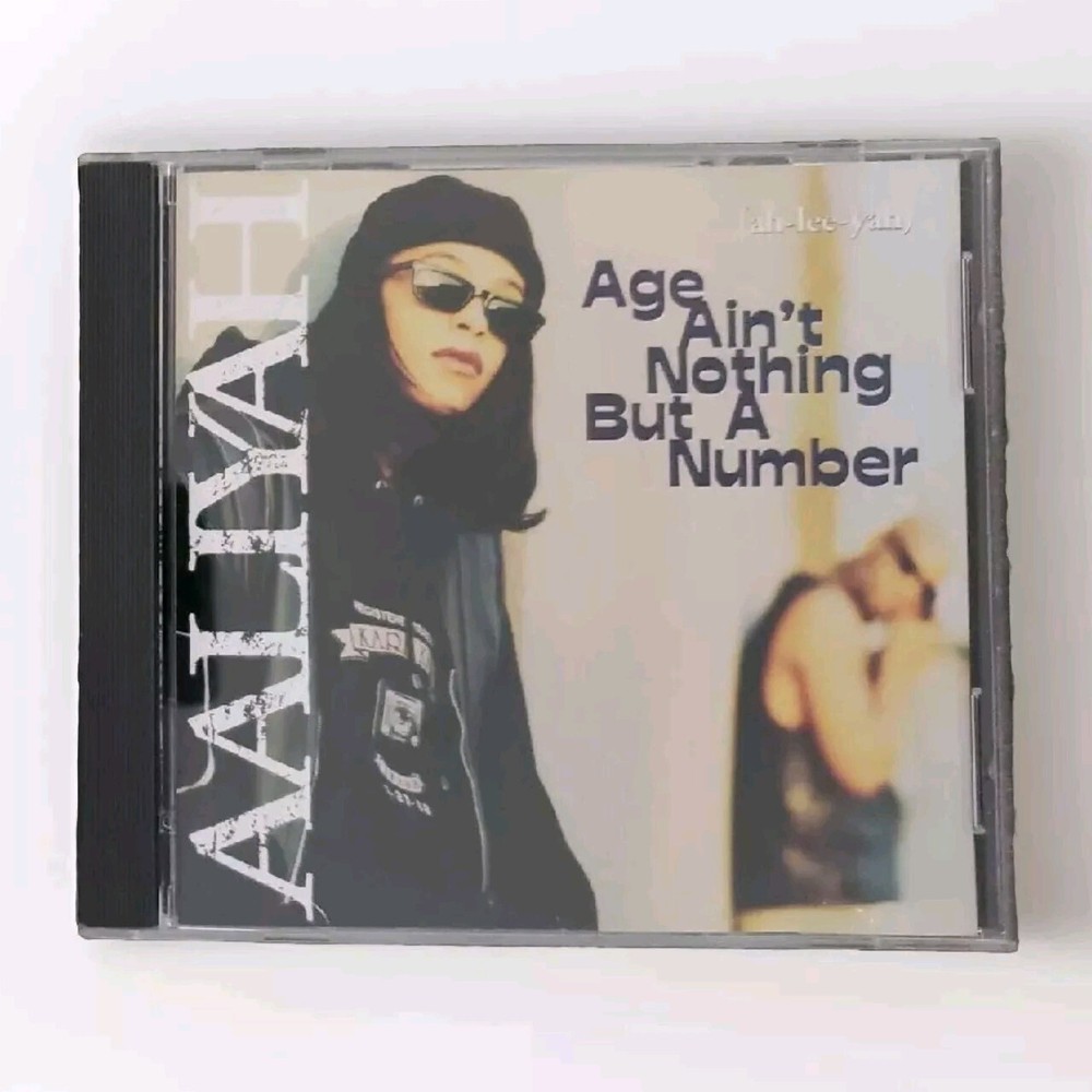 Aaliyah – Age Ain't Nothing But a Number CD 1994 Blackground Edition with Bonus Track VG Condition-image