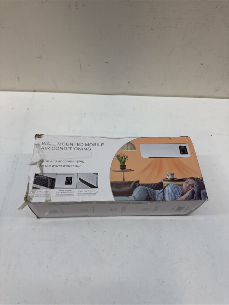 Wall Mounted Mobile Air Conditioning Rapid Heating White Device L-2008 -Set Of 2