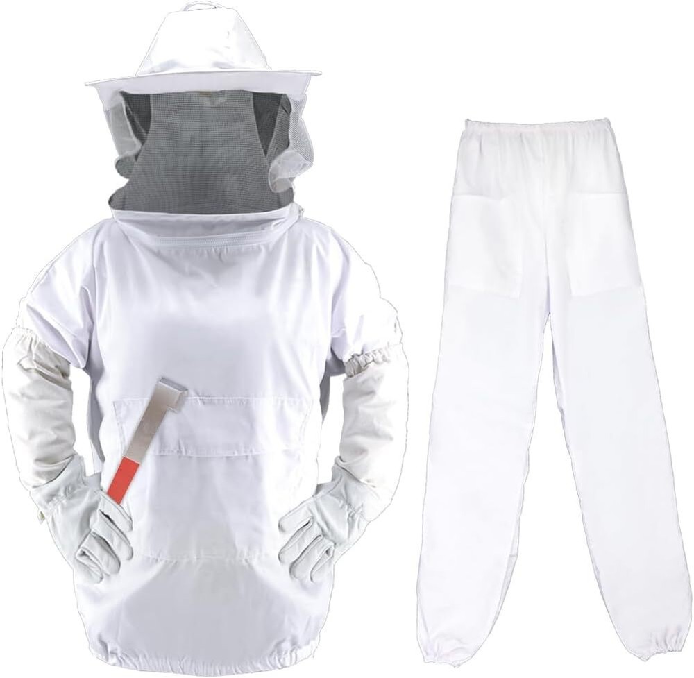 Pro traje apicultor profesional cultivo miel abejas apicultura-image