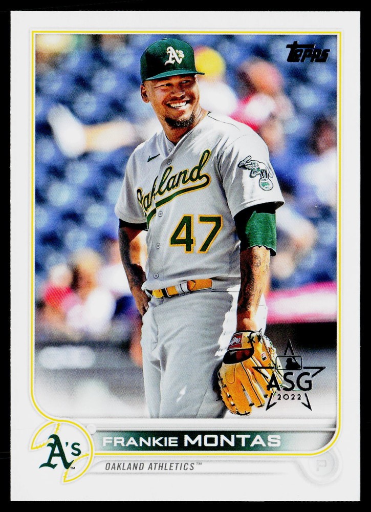 Frankie Montas 2022 Topps All-Star Game Stamped #512 Oakland Athletics