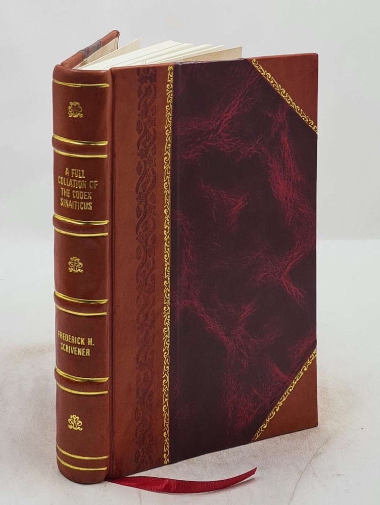 Codex Sinaiticus vs Received Text Full Comparison Leather Bound Edition-image