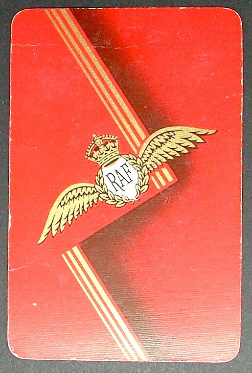 1 x Joker Playing Card RAF Wings AD 314 Single Swap Design Available