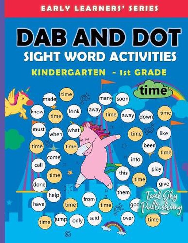 Dab and Dot Sight Word Activities: 100+ Dot to Dot Sight words with Bingo Dauber