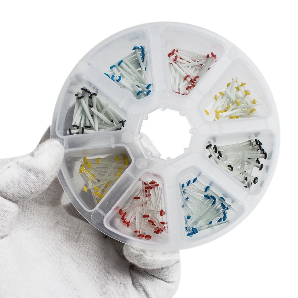 200Pcs Dental Fiber Post Glass Quartz Restorative For Tooth Repair 1.2mm to