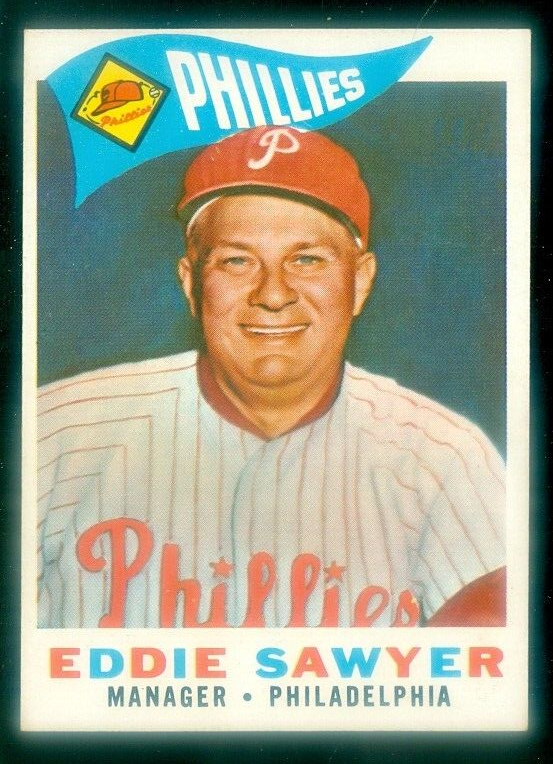 1960 Topps #226 Eddie Sawyer Baseball Card EXMT Condition