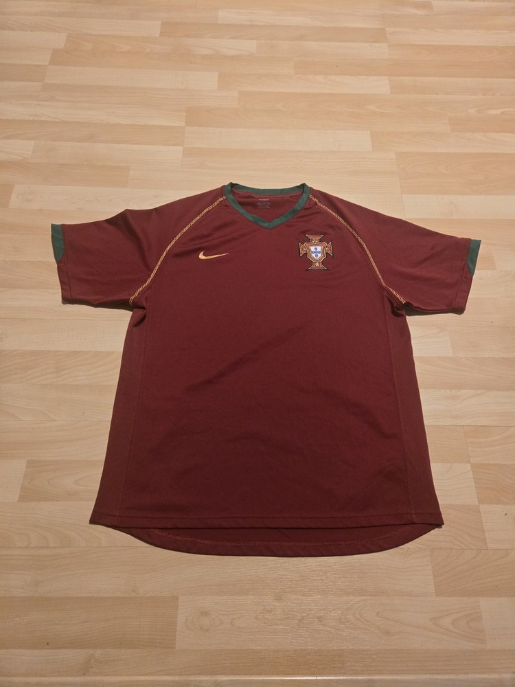 Portugal Home 2006/2007 Nike Vintage Football Shirt Soccer Jersey - M