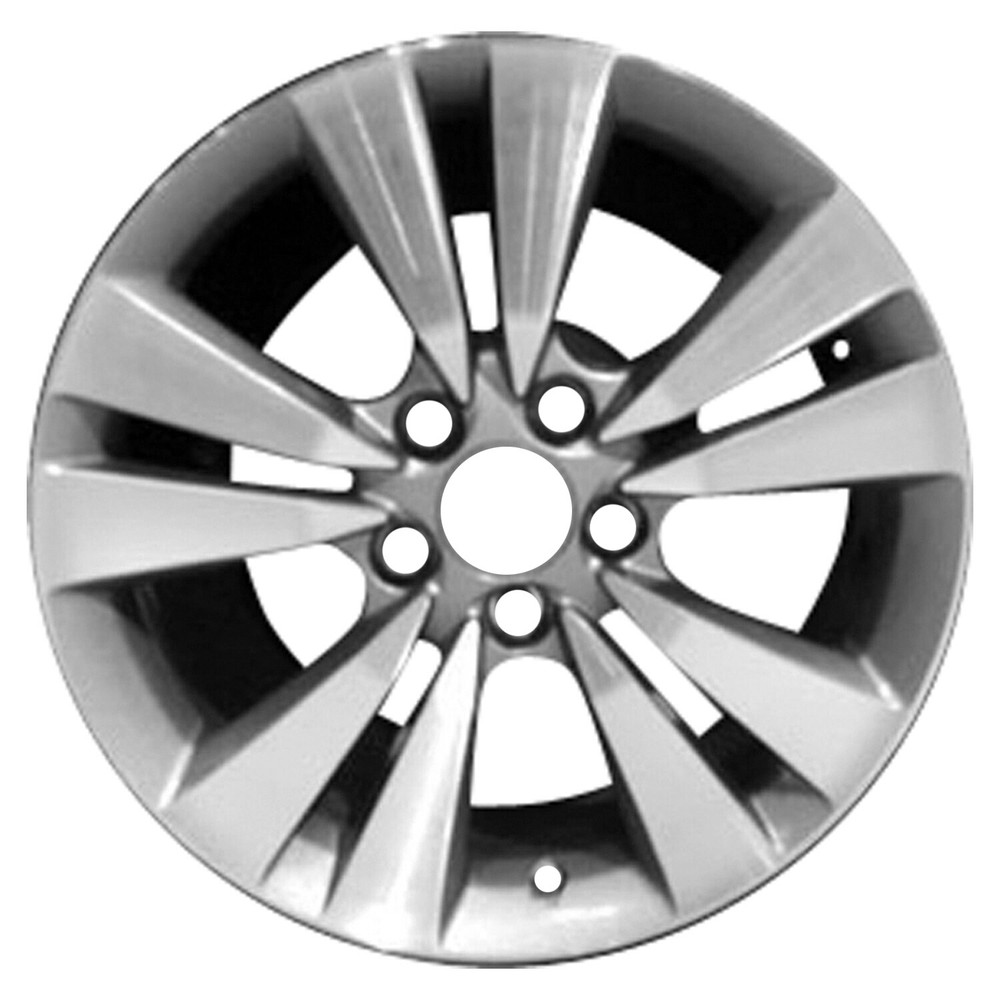 17x7.5 Machined Medium Silver Metallic Wheel fits 2008-2013 Honda Accord Coupe