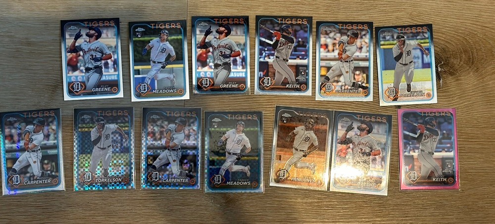 2024 Topps Chrome - Detroit Tigers Lot - Base And Parallels - List Below 🔥🔥