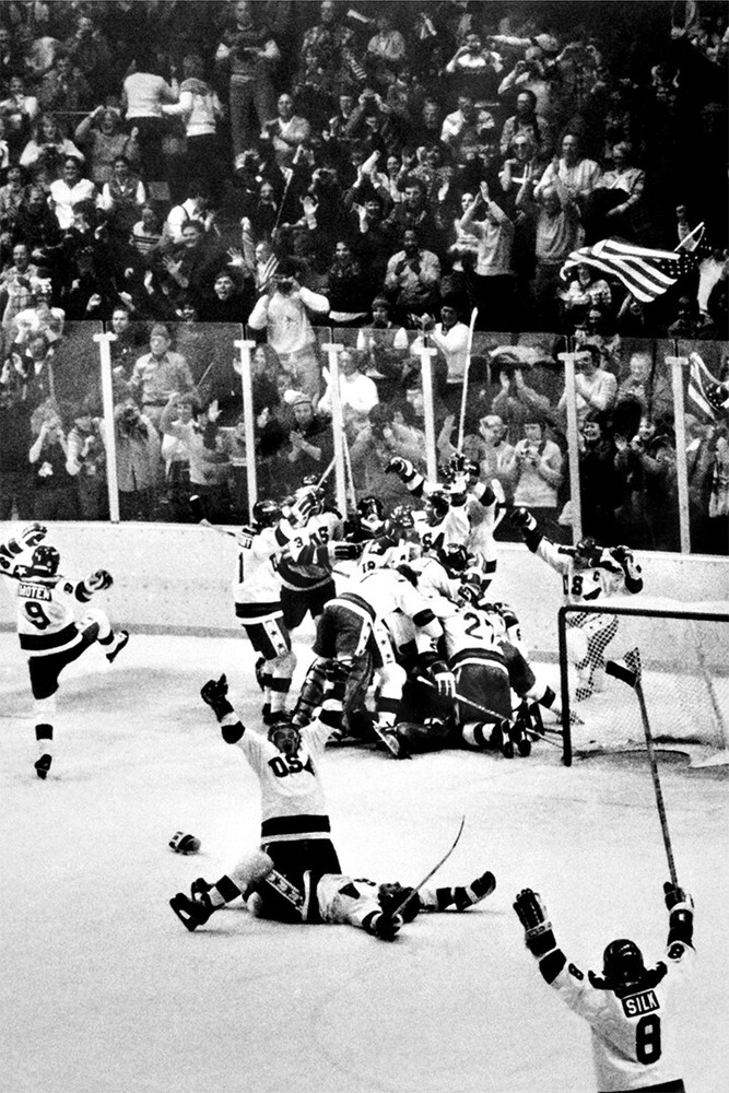 1980 Ice Hockey Match Sports Organization Wall Art Home - POSTER 20x30