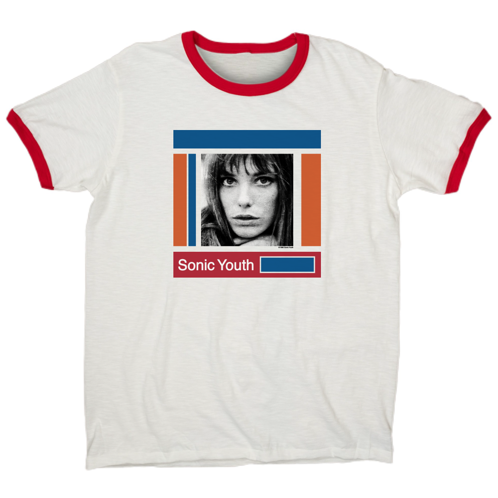 Sonic Youth Jane Birkin Vintage Ringer Tee Punk Grunge Shirt Sizes S-3XL