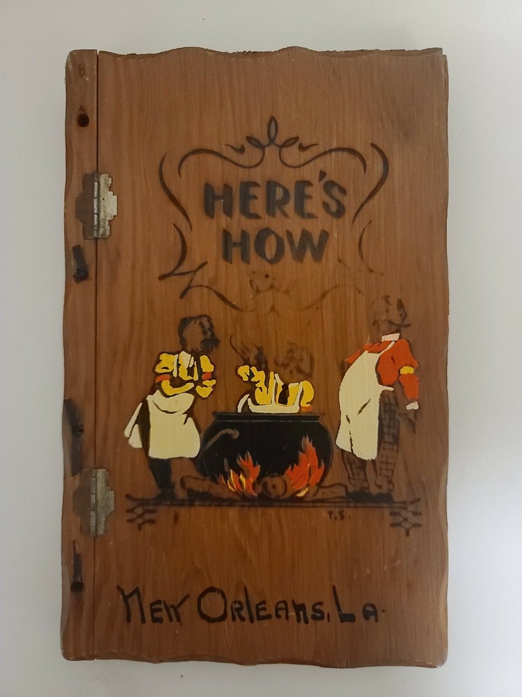 New Orleans Mixed Drinks 1941 1st Edition by W.C. Whitfield