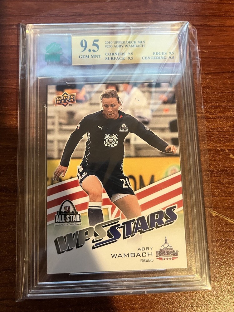 Abby Wambach 2010 Upper Deck MLS #200 Rookie Card RC FC Freedom MNT 9.5 Gem Mint-image