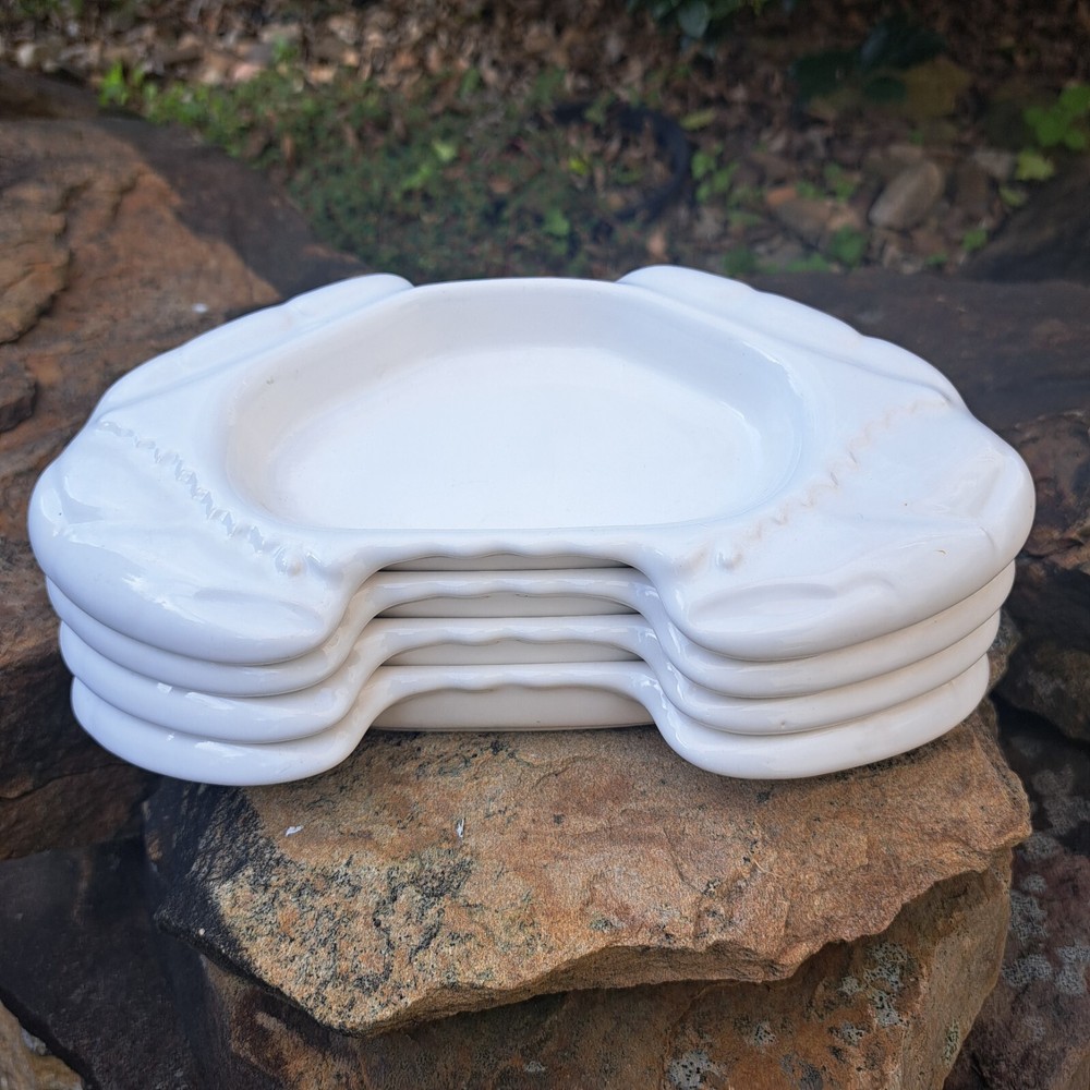 Pfaltzgraff Crab Bake-Serve Stoneware Set with Drawn Butter Well