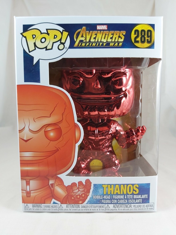 Marvel Funko Pop - Thanos (Red Chrome) - Avengers Infinity War - No. 289