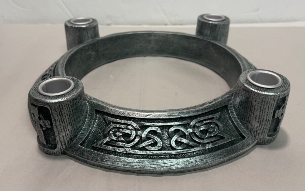 Vintage Abbey Press Advent Wreath Celtic Green 11.5