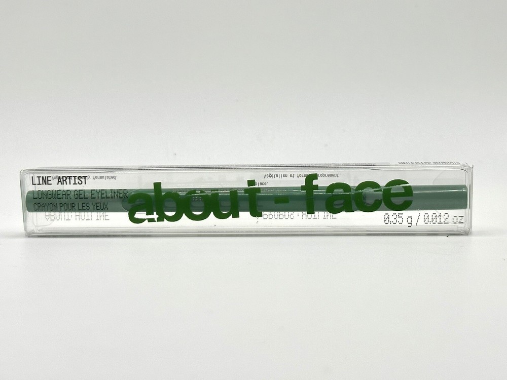 About Face Line Artist Longwear Gel Eyelider Reptilian Green 0.35g BNIB-image