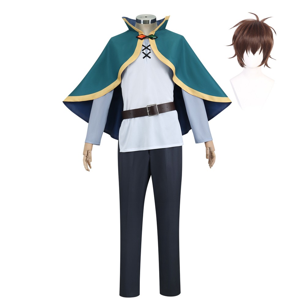 God's Blessing On This Wonderful World Cosplay Satou Kazuma Costume Wig