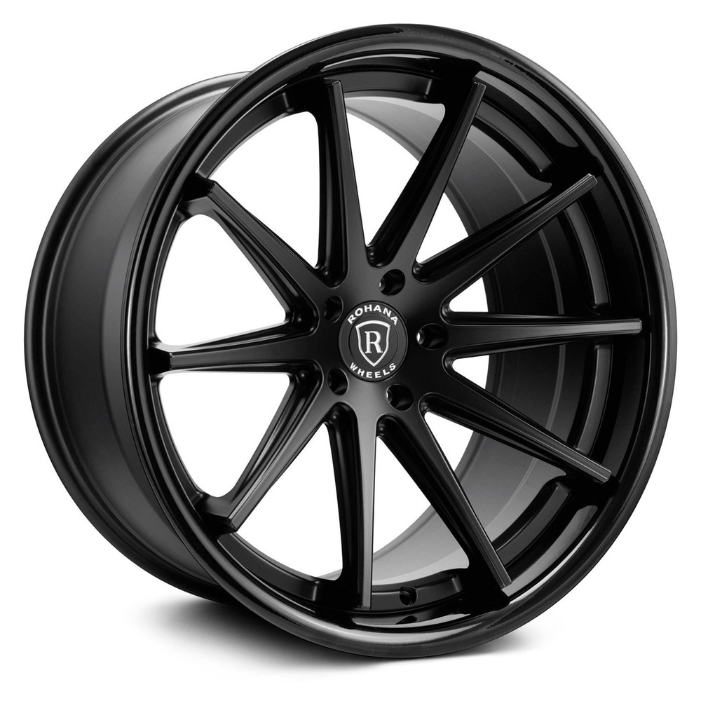 Rohana RFC10 Wheels 22x10.5 (30, 5x127, 71.5) Black Rims Set of 4