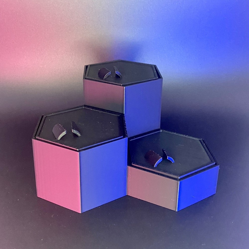 Hex Solution 3 Tier Action Figure Display Stands for 1:12 6