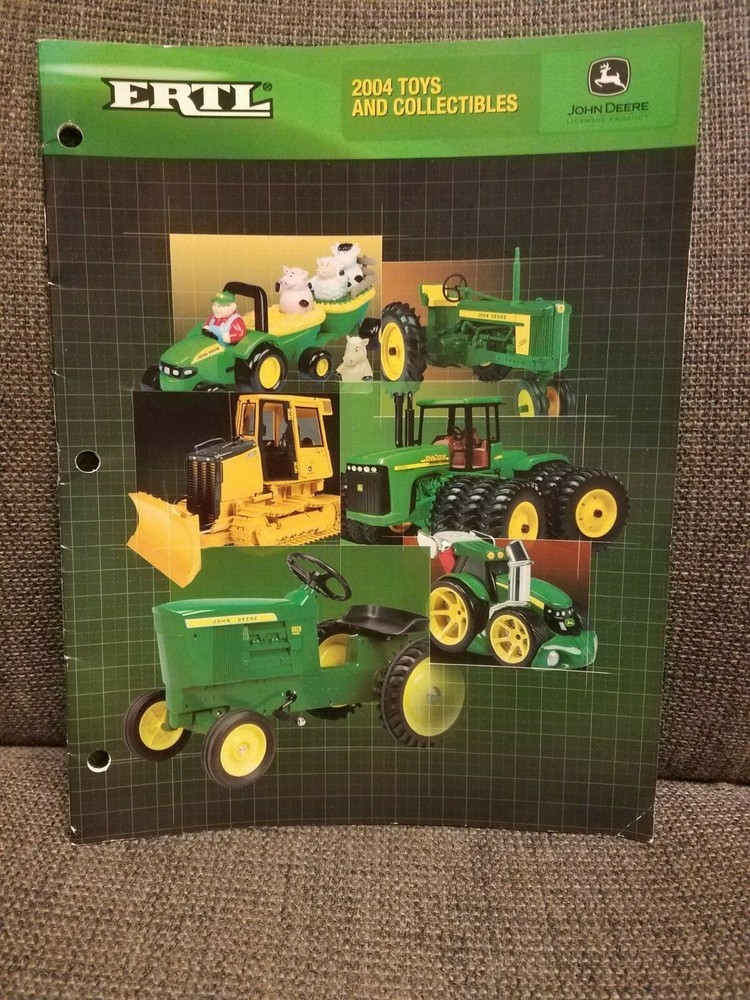 John Deere Ertl 2004 Pedal Tractor Toys and Collectibles Dealer Catalog USED