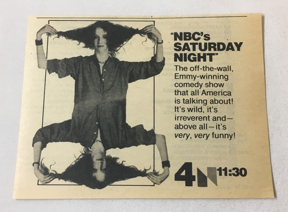 1976 NBC tv ad~ SATURDAY NIGHT LIVE Lorraine Newman