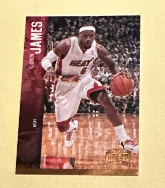 2012-13 Panini Threads #76 LeBron James Miami Heat Lakers Cavs