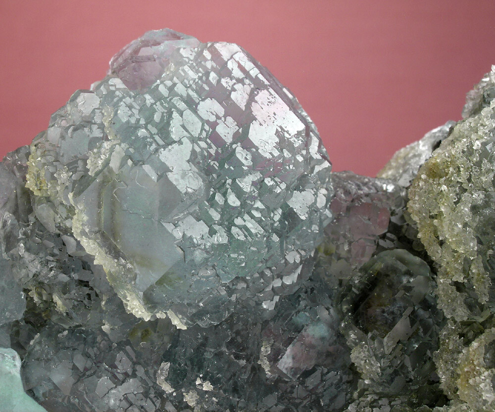 Graceful Blue Fluorite Crystal Cluster 2lb from Fujian China by Globe Minerals  -image