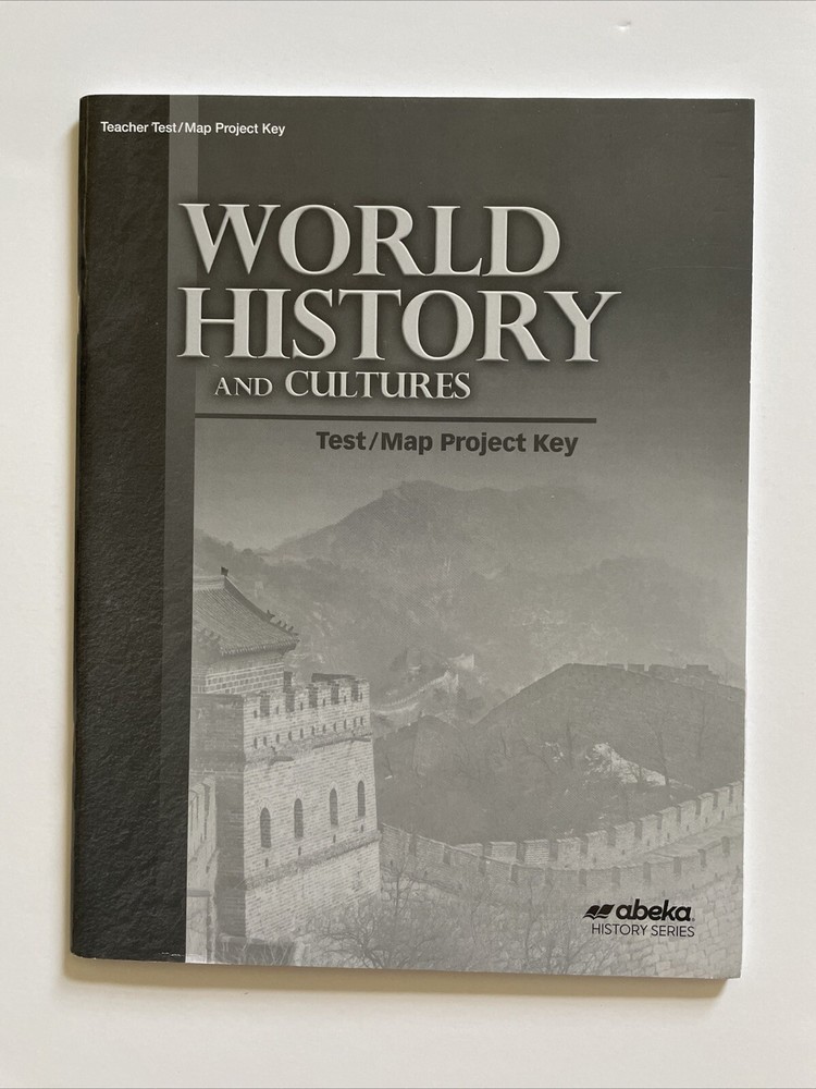 ABeka 3rd Edition World History Cultures Teacher Test Map Project Key 17904307  -image