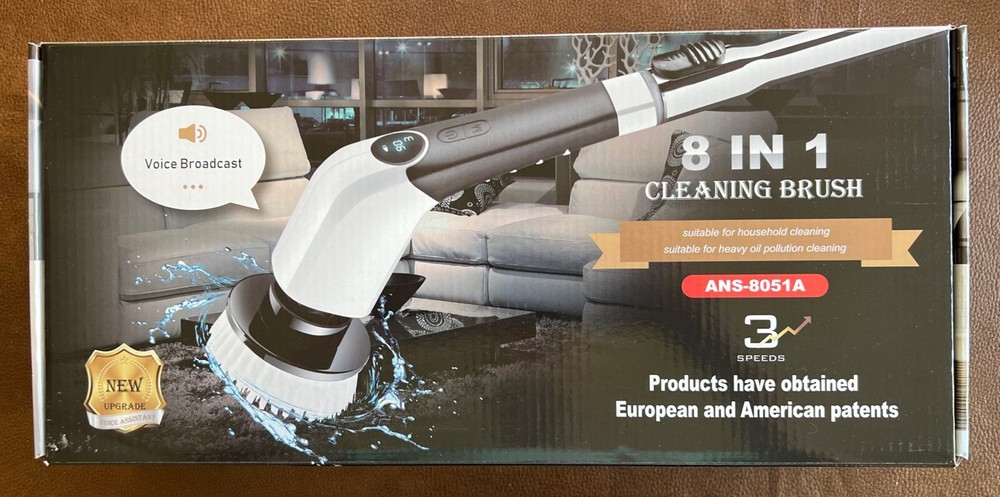 Keimi Electric Spin Scrubber, 8 in 1 Cleaning Brush - parts only